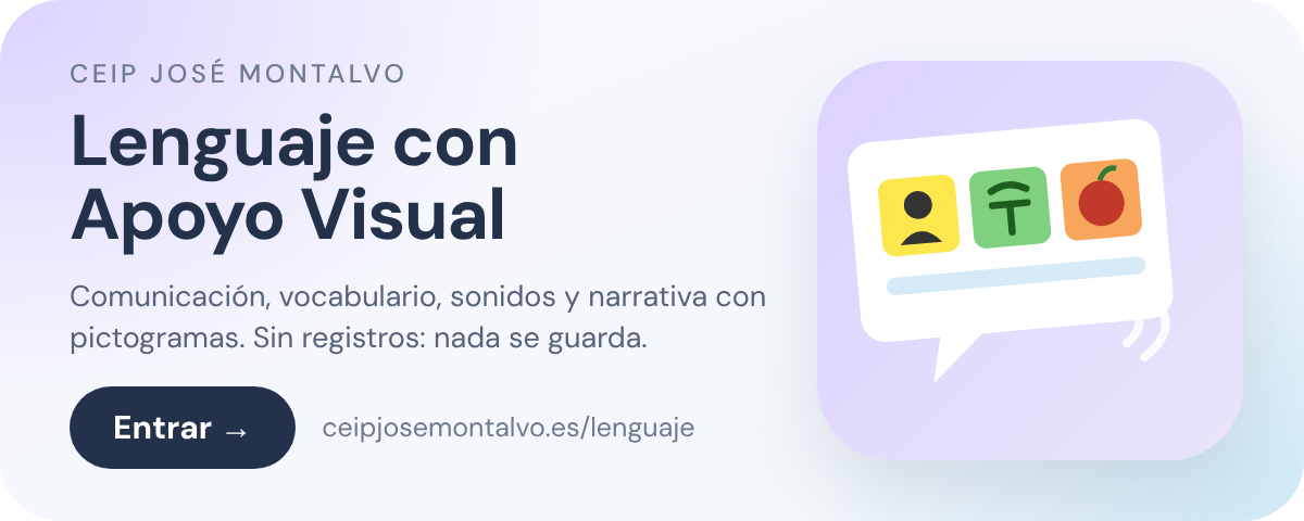 Lenguaje con Apoyo Visual: entrar en la aplicación